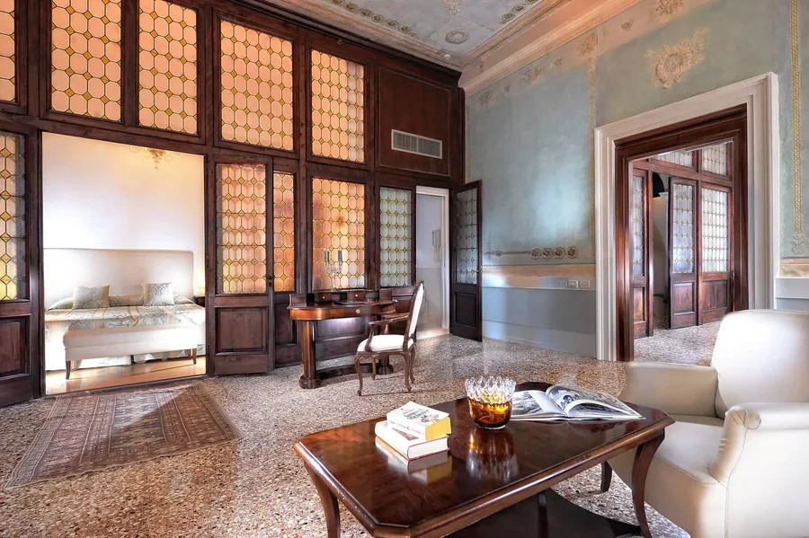 Suite — a detail of the lounge
